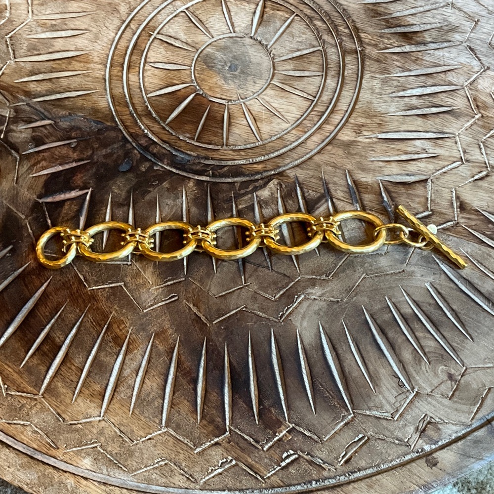 Julie Vos Gold Link Bracelet